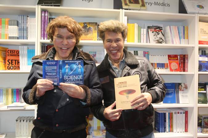 ... ou les frères Igor et Grichka Bogdanov venus présenter leurs derniers ouvrages...