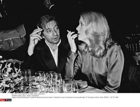 Serge Gainsbourg et Catherine Deneuve