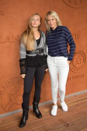 Emma Smet et Estelle Lefebure, complices à Roland-Garros