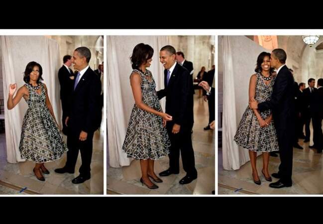 Barack et Michelle Obama amis et complices...