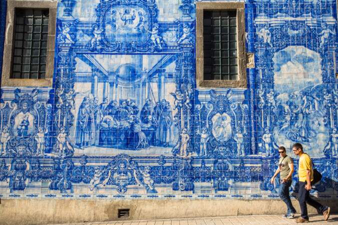 Les azulejos de la Capela das Almas à Porto