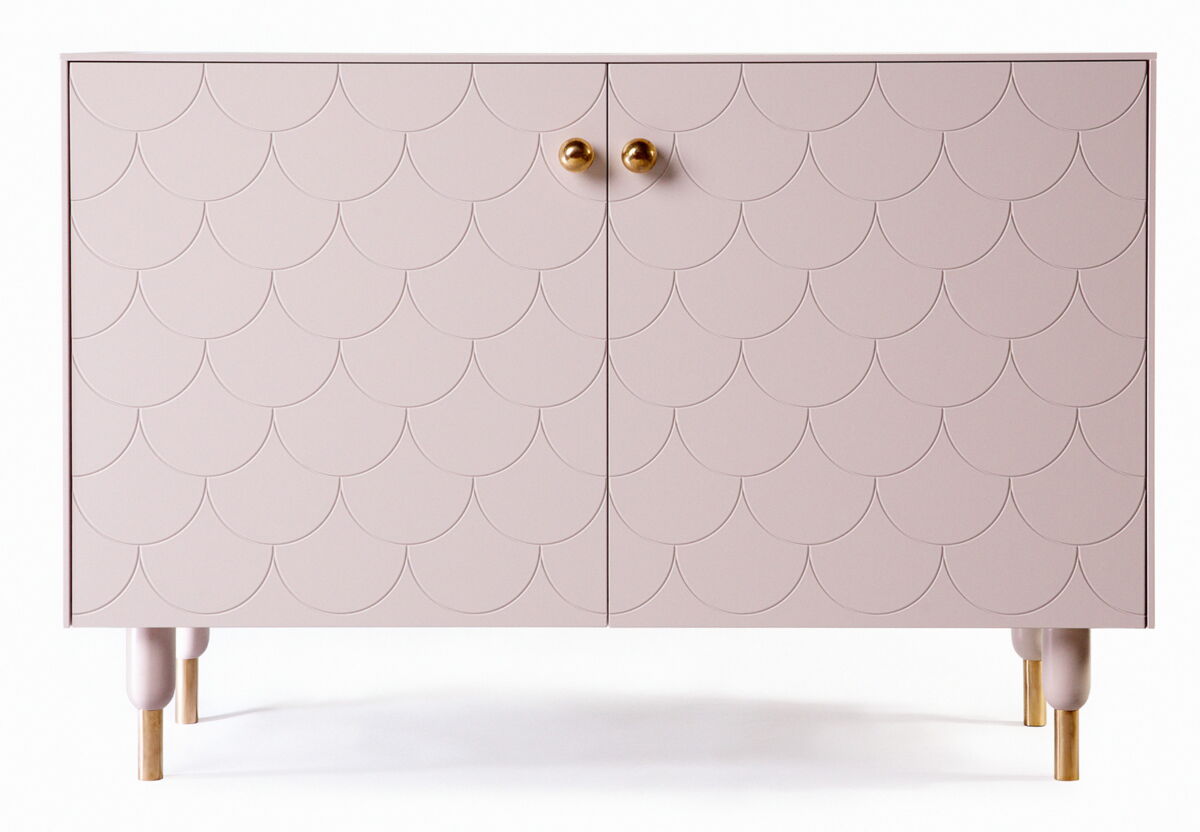 Bouton Ancien à Pas De Vis Avec Motif Fleur En Relief Et Perles Mauve/rose - Déco Vintage, Modèle 314