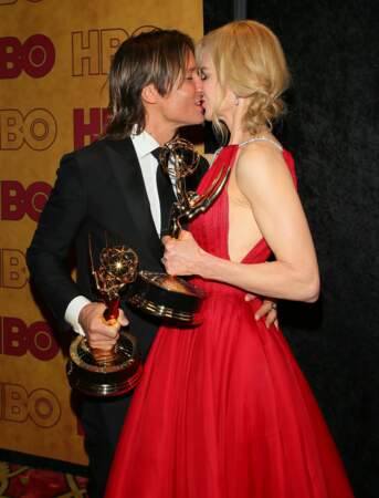 Nicole Kidman et Keith Urban à la soirée HBO suite aux Emmy Awards le 17 septembre 2017 à Los Angeles.