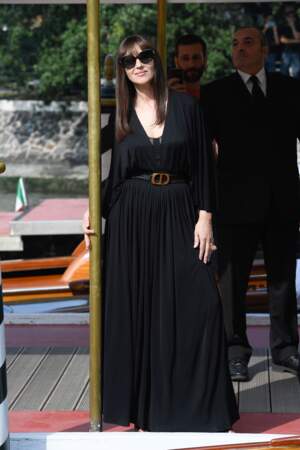 Monica Bellucci est aussi arrivée à Venise ce jeudi 29 août.