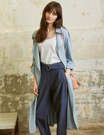 Le trench pastel