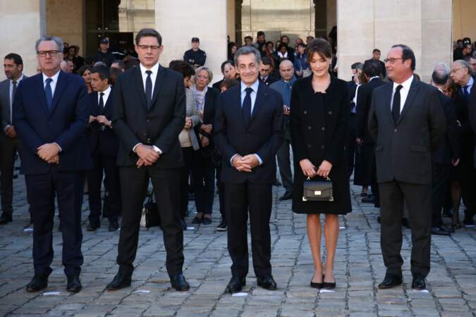 Richard Ferrand, Nicolas Sarkozy, Carla Bruni Sarkozy, Francois Hollande