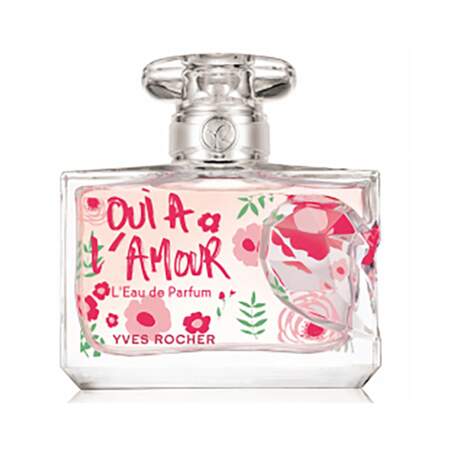 Oui à L'Amour L'Eau de Parfum, Eition Limitée 2018 Yves Rocher, vaporisateur 50 ml, prix indicatif : 29,90 €