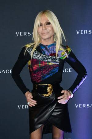 Donatella Versace en 2018