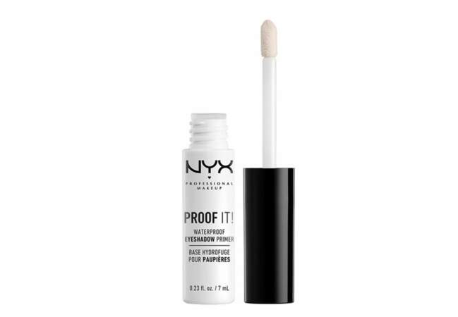 Base à fard à paupières waterproof, Proof It ! de Crédit : NYXNyx Professional Makeup, 6,90 € 