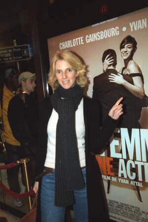 Sandrine Kiberlain à la première du film "Ma femme est une actrice" en 2001.
