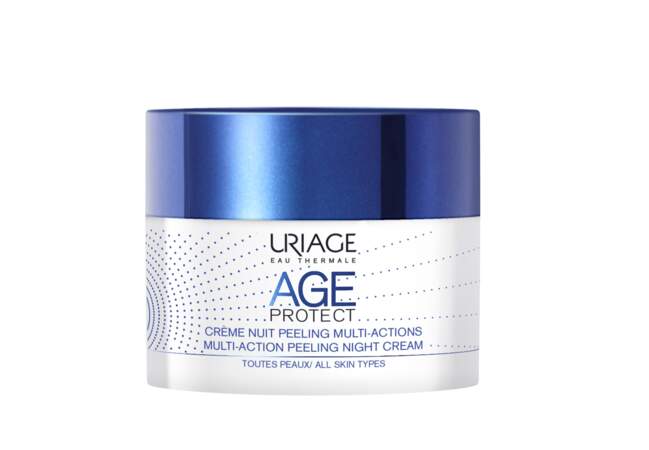 Crème nuit peeling multi-actions Age Protect Uriage