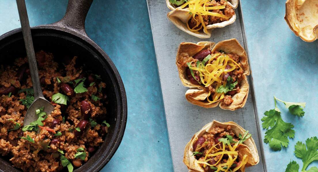 Les Mini coupelles tacos