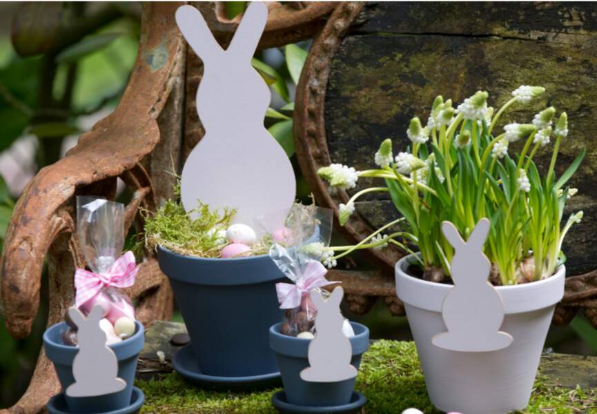 Des lapins pour décorer mon jardin