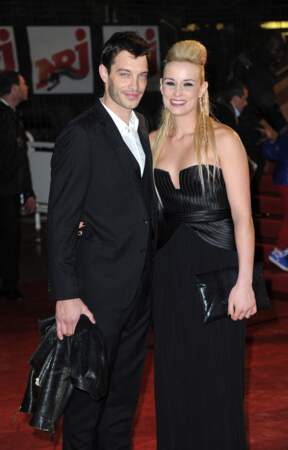 Elodie Gossuin et Bertrand Lacherie à la cérémonie des NRJ Music Awards à Cannes le 28 janvier 2012.