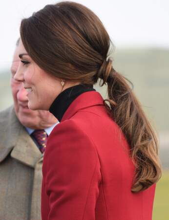La queue-de-cheval avec volume de Kate Middleton