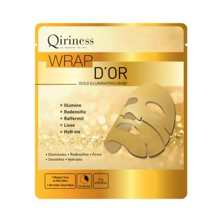 Wrap d'Or - Masque Microfibre Premium, Qiriness, 5,90 €
