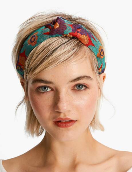 Imprimé fleuri : le headband multicolore