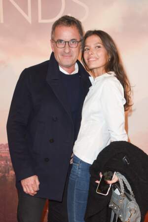 Christophe Dechavanne et sa fille Ninon à l'avant-première du film "Holy Lands" à Paris, le 4 décembre 2018.