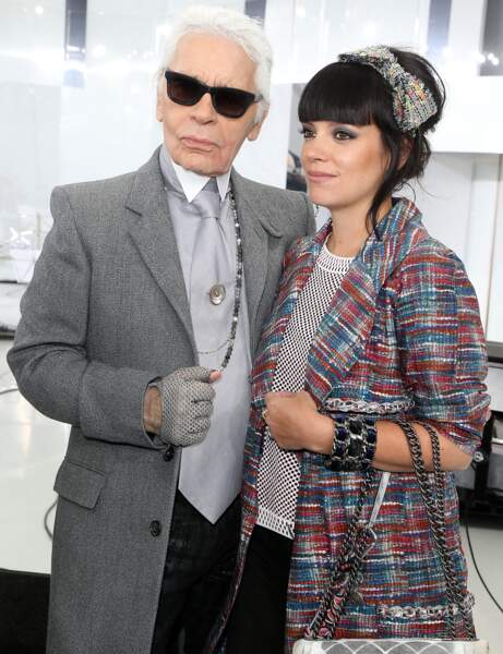 Karl Lagerfeld et Lilly Allen