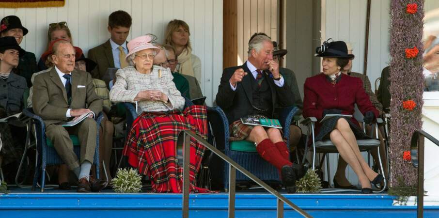 Elizabeth II et le prince Philip en 2017