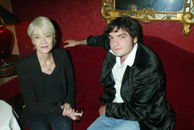 Françoise Hardy et Matthieu Chedid en 2003.