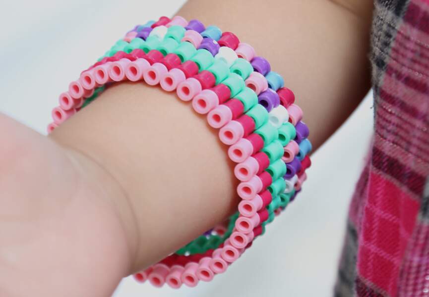 Des bracelets en perles Hama