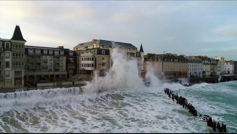 Jour de tempête à Saint-Malo