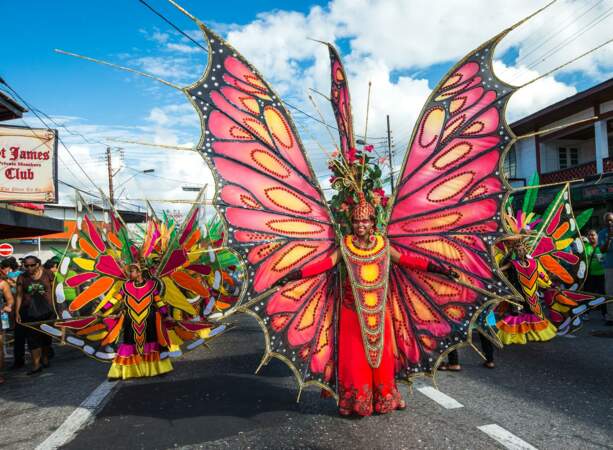 Le carnaval de Trinidad, à Trinité-et-Tobago, est le plus grand des Caraïbes.