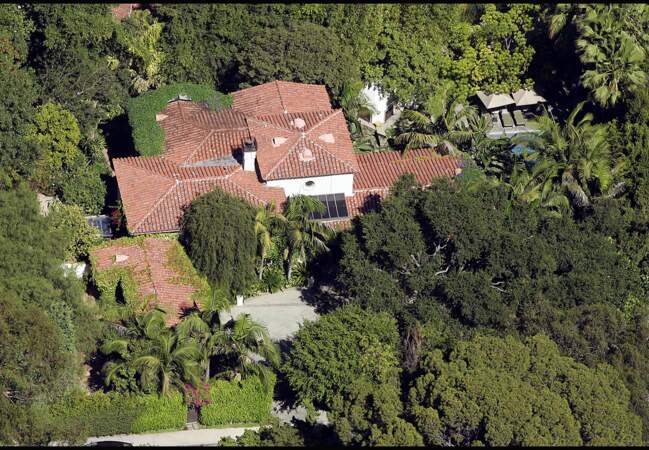 Dans le même quartier d'Hollywood Hills, voici la maison de...
