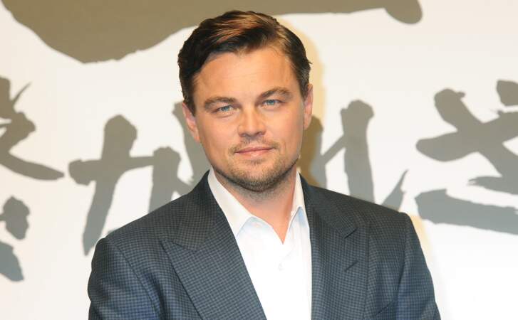 Leonardo DiCaprio au Japon en mars 2013 pour le film "Django unchained"