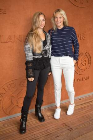 Emma Smet et Estelle Lefebure, le 6 juin à Roland-Garros