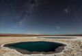 Lagunas Baltinache, désert d'Atacama, Chili