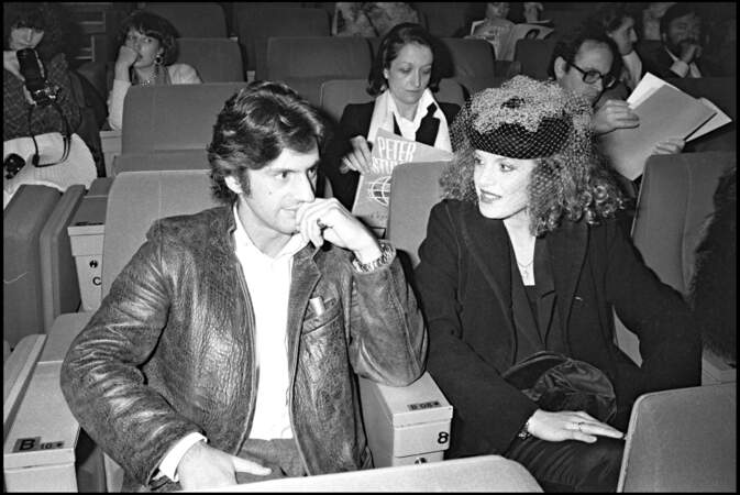 Daniel Auteuil et Anne Jousset en 1982 lors du concert de Gérard Lenorman au Palais des Congrès.