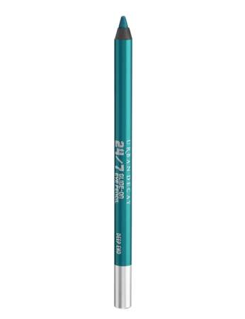 Un crayon turquoise