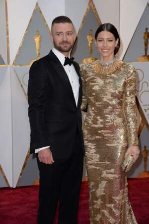 Oscars 2017 : Jessica Biel et Justin Timberlake 