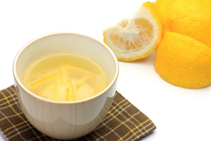 Le thé glacé au yuzu, anti-rhume