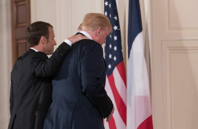 Emmanuel Macron et Donald Trump