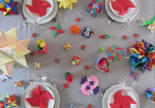 Le Prix des internautes : Décor en origami de Noël