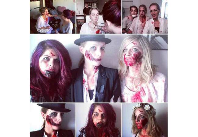 Maquillage artistique Halloween, marche des zombies - 4