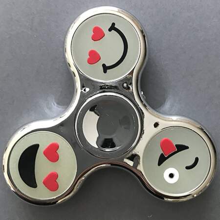 Le hand spinner smiley