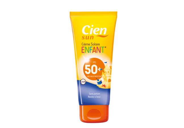 La crème solaire enfant FPS50+ Cien