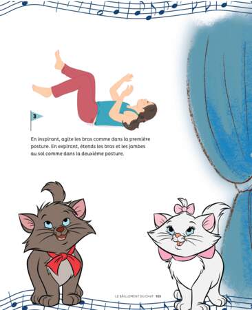 Exercice de gymnastique pour enfant - Le bâillement du chat (Les Aristochats)