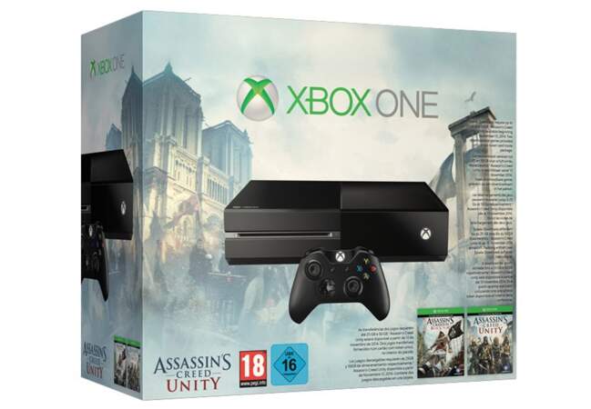 Un pack Xbox One avec le jeu Assassin's Creed Unity