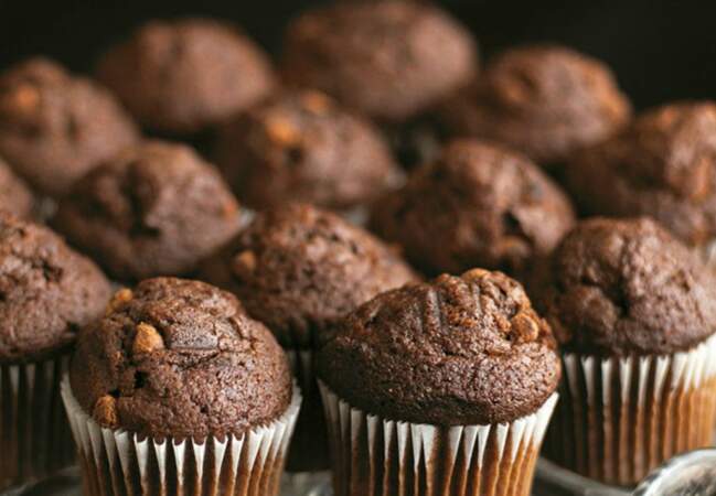 Mini muffins double-chocolat
