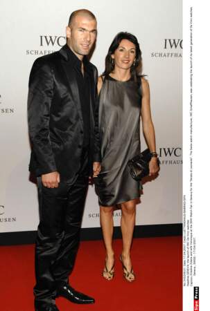 Zinédine Zidane et sa femme Véronique : 2007
