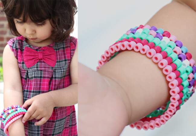 Des bracelets en perles Hama