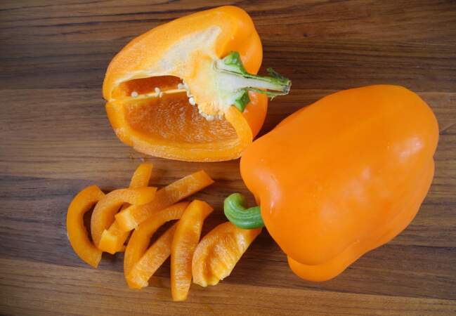 Aliment orange : le poivron, pour un œil de lynx