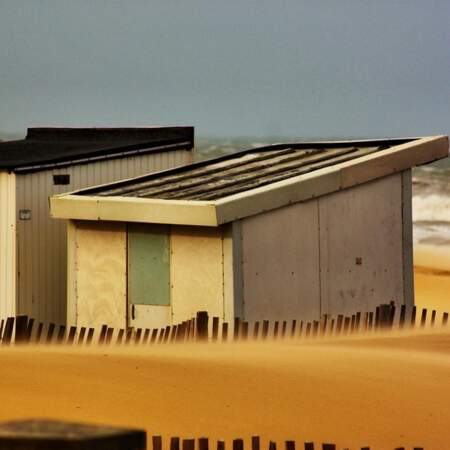 Tempête de sable à Calais 