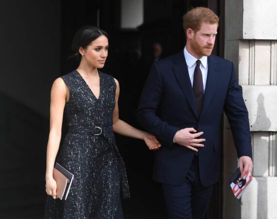 Le prince Harry et Meghan Markle le 23 avril 2018