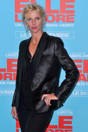 Sandrine Kiberlain à la première du film "Elle l'adore" en septembre 2014.